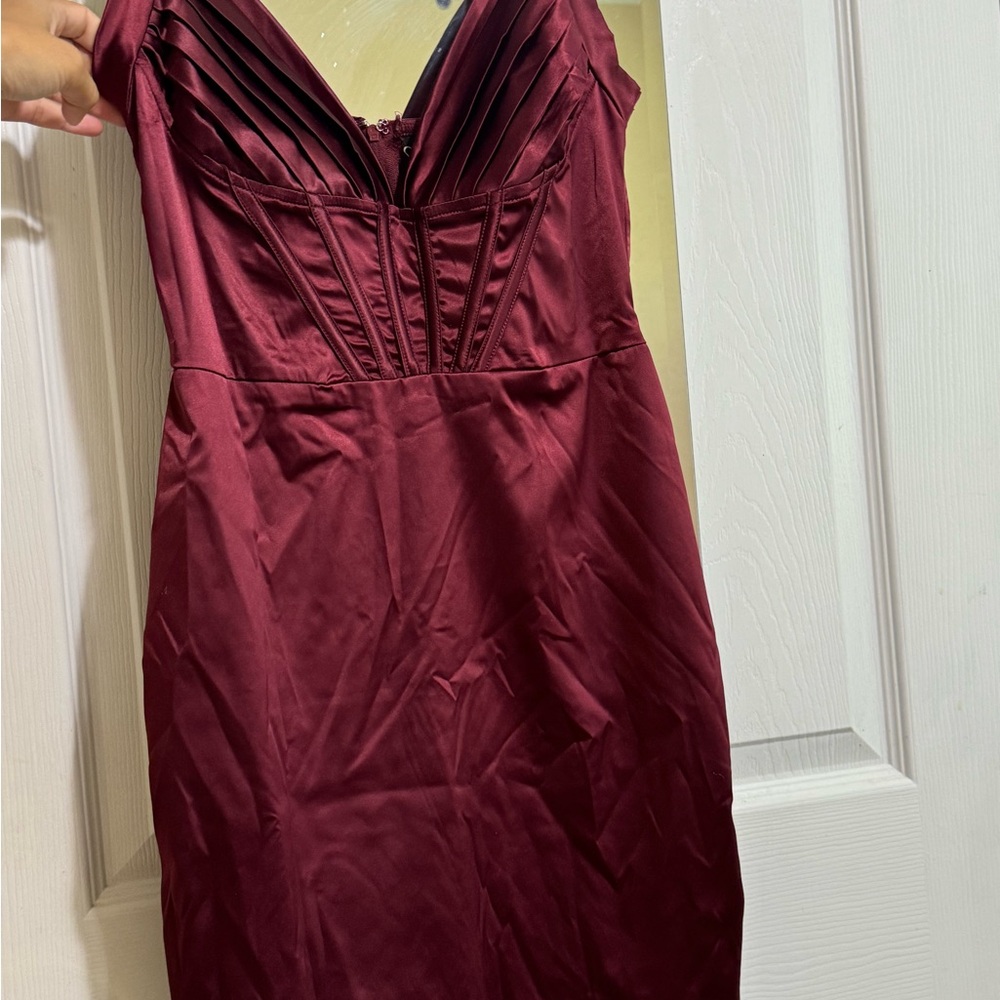 Little burgundy dress